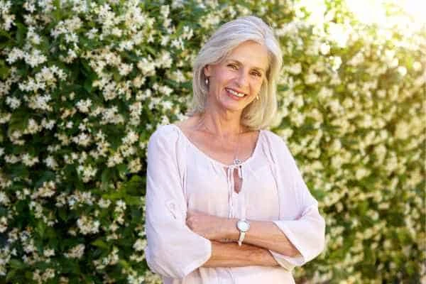 Older woman happy with urinary incontinence treatment Waltham Forest