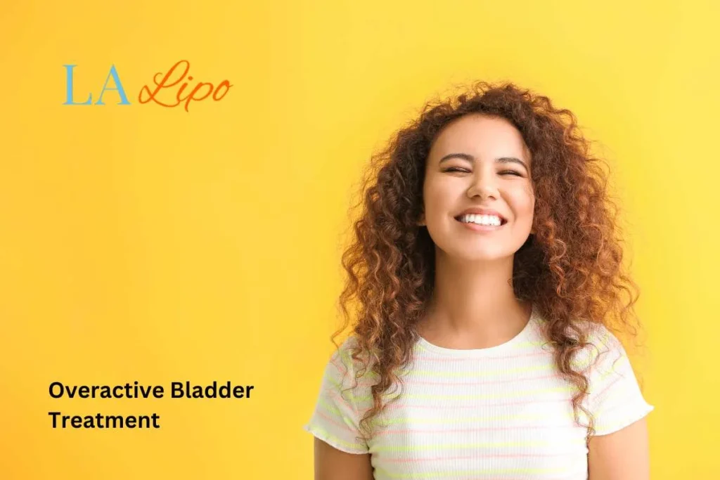 woman smiling about overactive bladder treatment Waltham Forest solutions