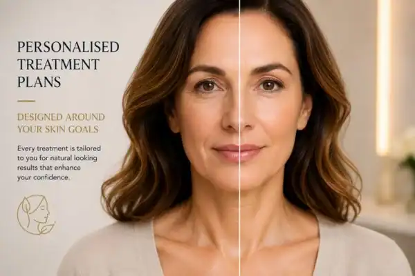 Before and after results of Collagen Lift Therapy Waltham Forest