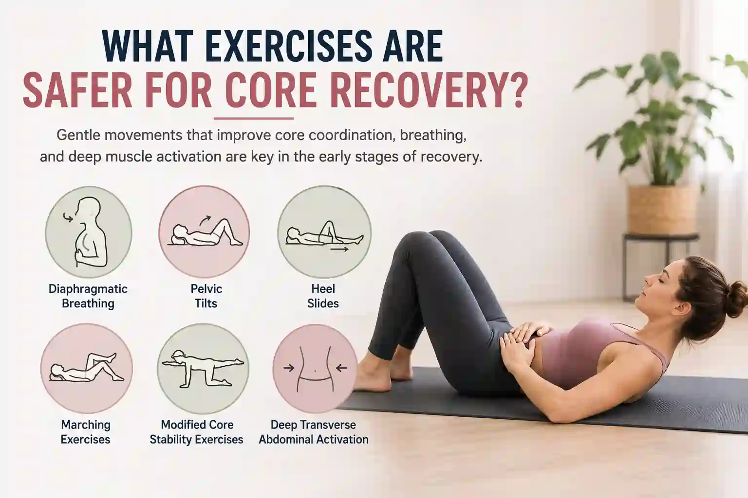 Which exercises may help diastasis recti Waltham Forest?
